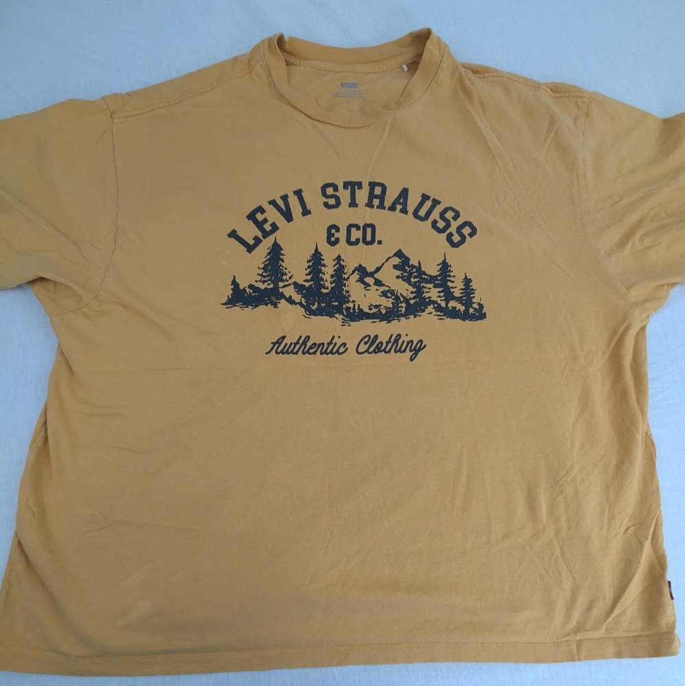 Levi Strauss & Co. Muted Gold Tee Large